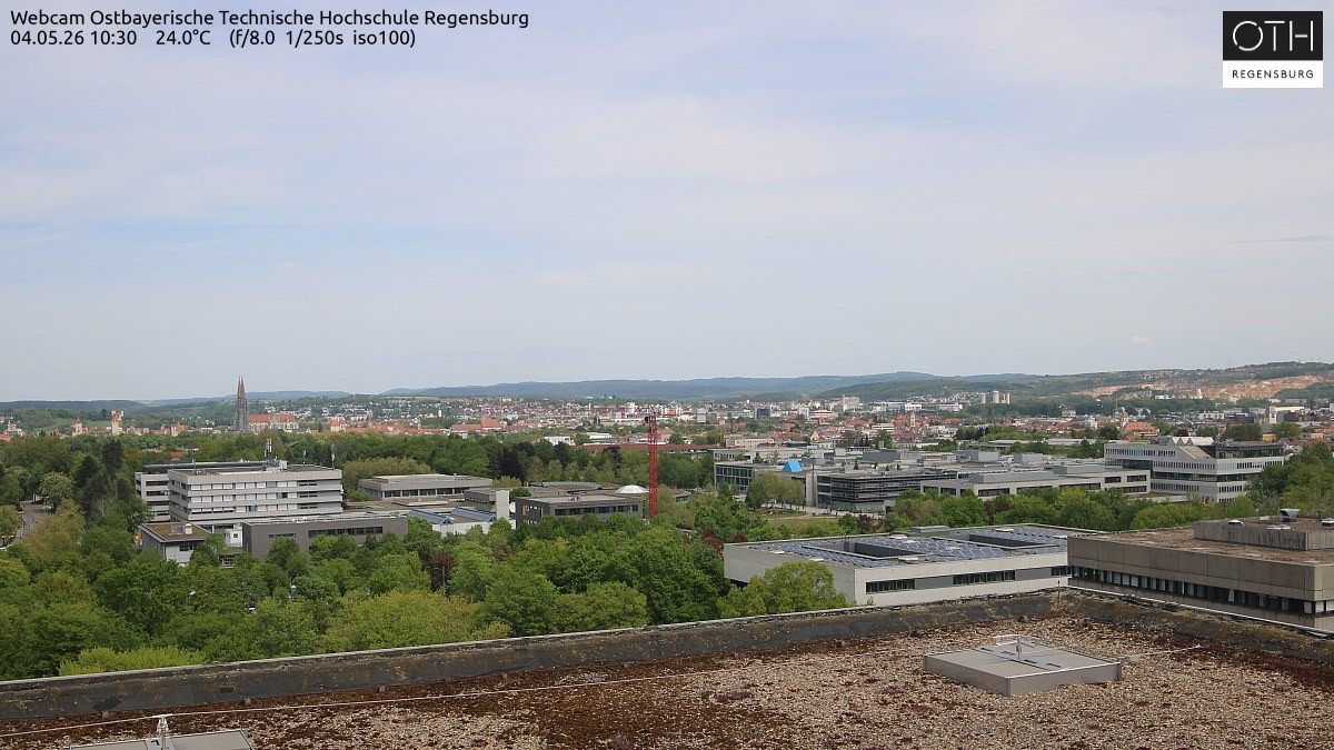 Archiv Foto Webcam Regensburg: Technische Hochschule