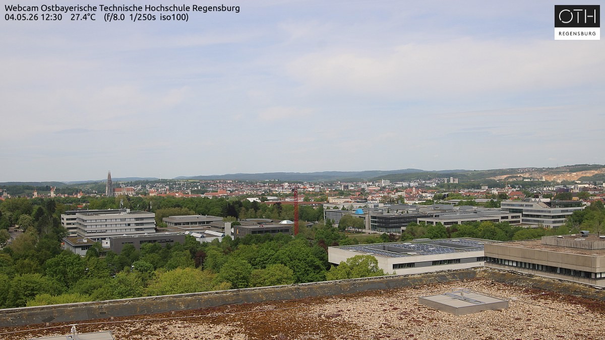 Archiv Foto Webcam Regensburg: Technische Hochschule