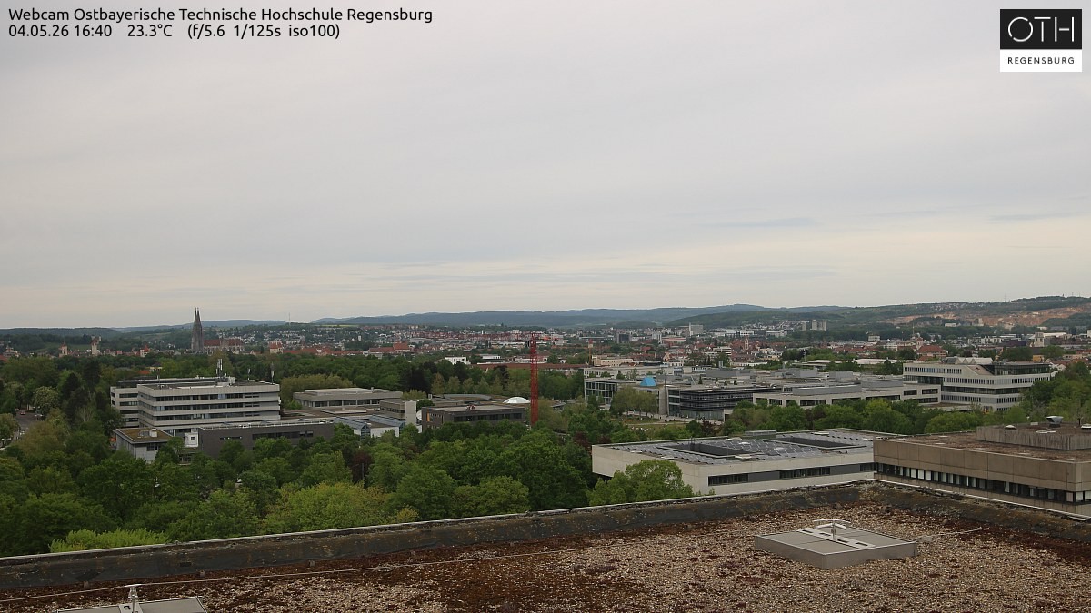 Archiv Foto Webcam Regensburg: Technische Hochschule