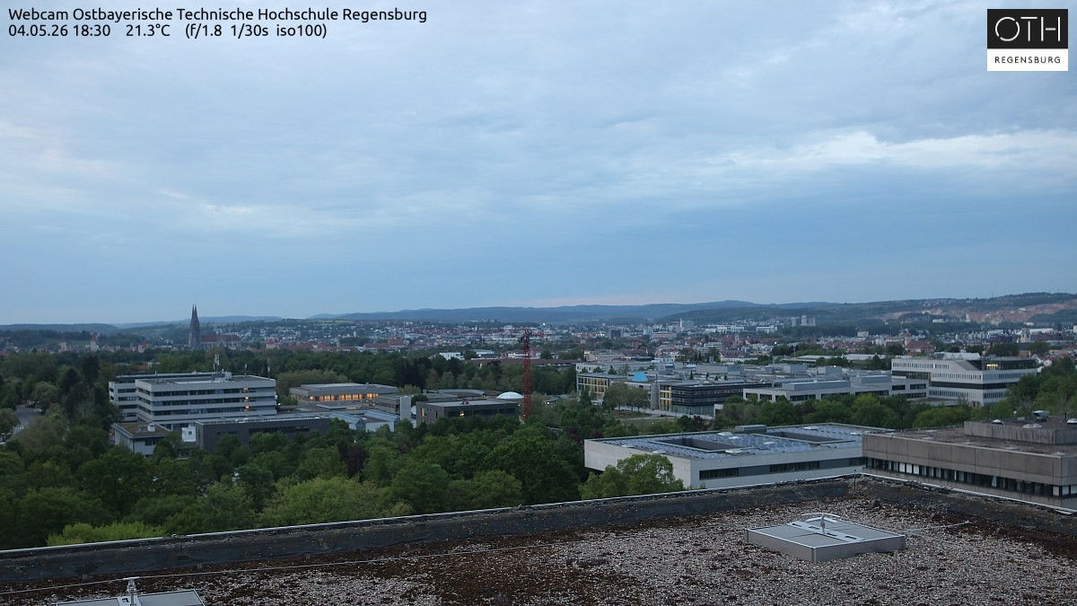 Archiv Foto Webcam Regensburg: Technische Hochschule
