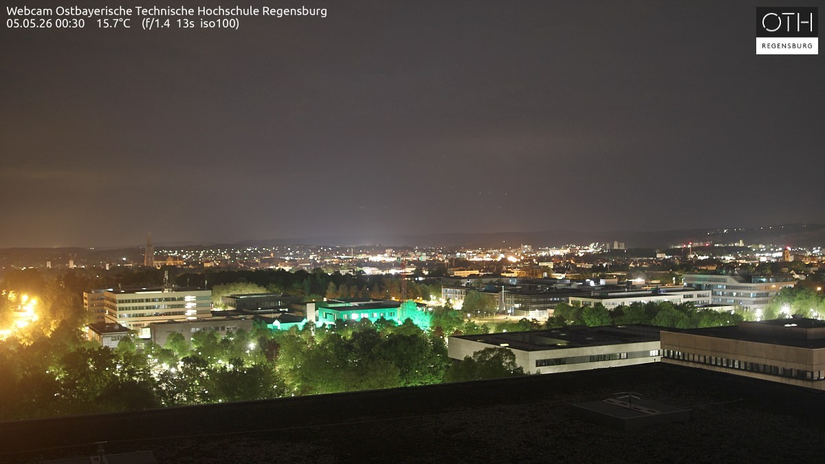 Archiv Foto Webcam Regensburg: Technische Hochschule