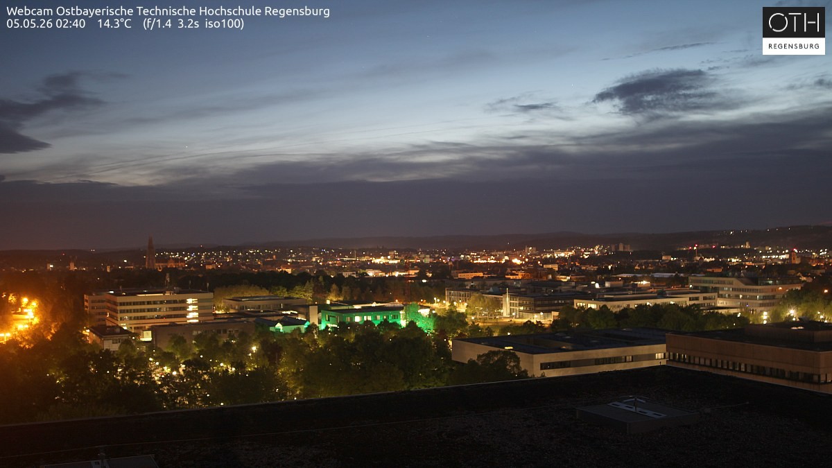 Archiv Foto Webcam Regensburg: Technische Hochschule