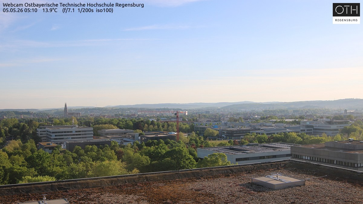 Archiv Foto Webcam Regensburg: Technische Hochschule