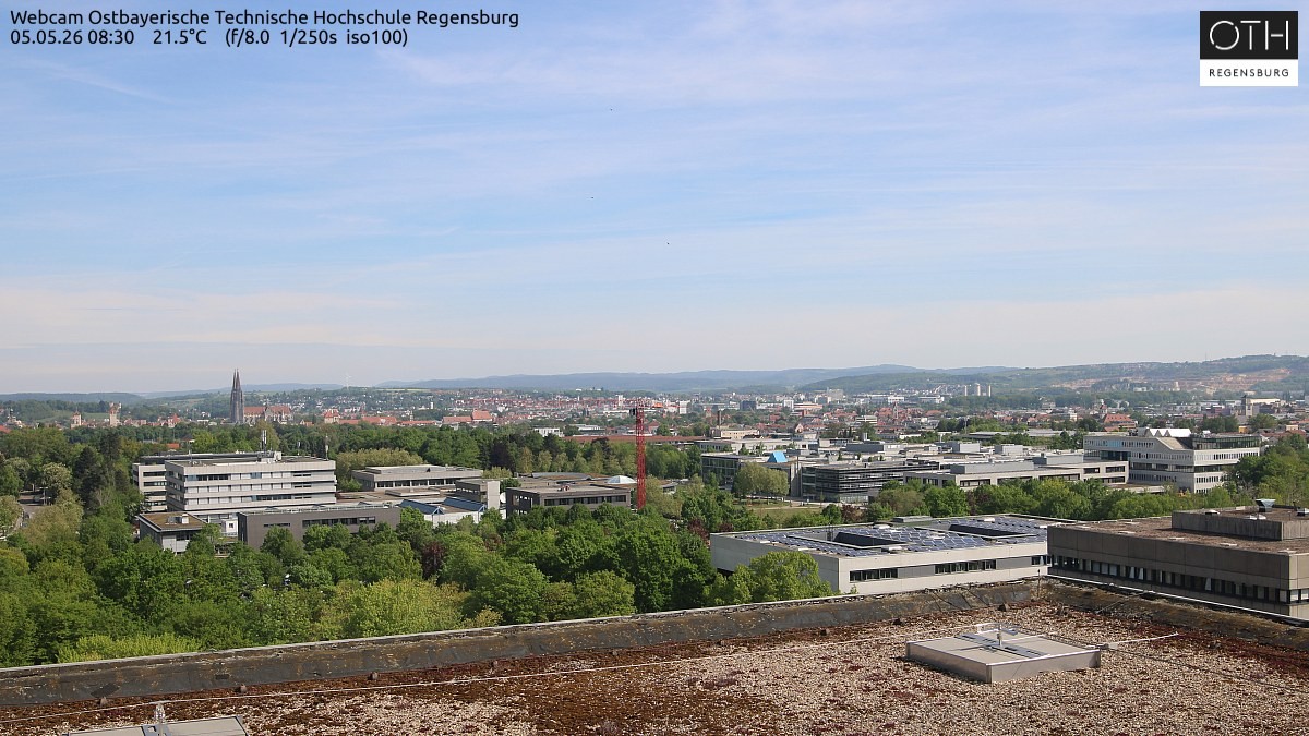 Archiv Foto Webcam Regensburg: Technische Hochschule