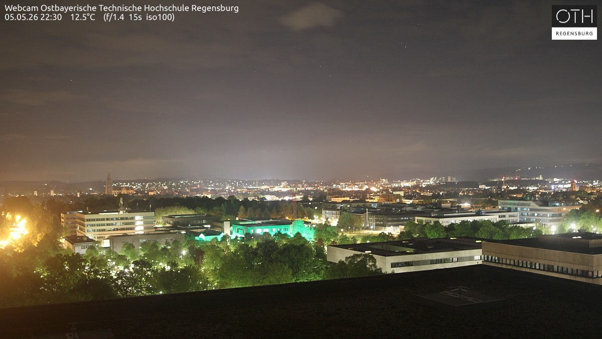 Archiv Foto Webcam Regensburg: Technische Hochschule