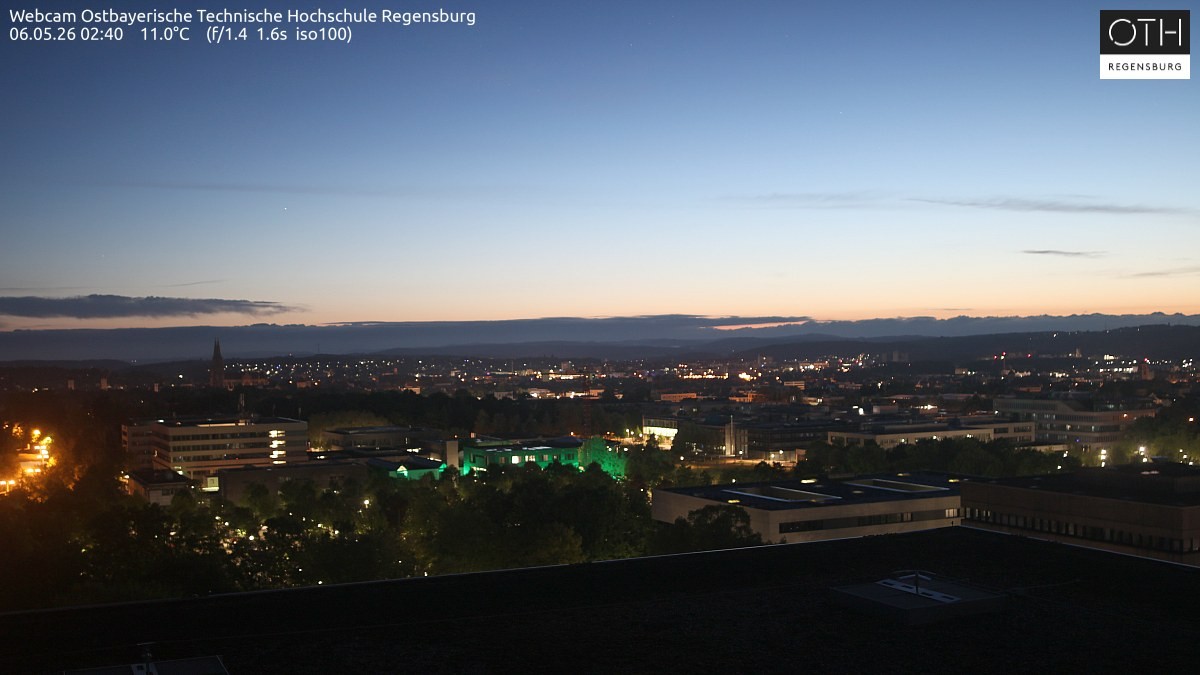 Archiv Foto Webcam Regensburg: Technische Hochschule