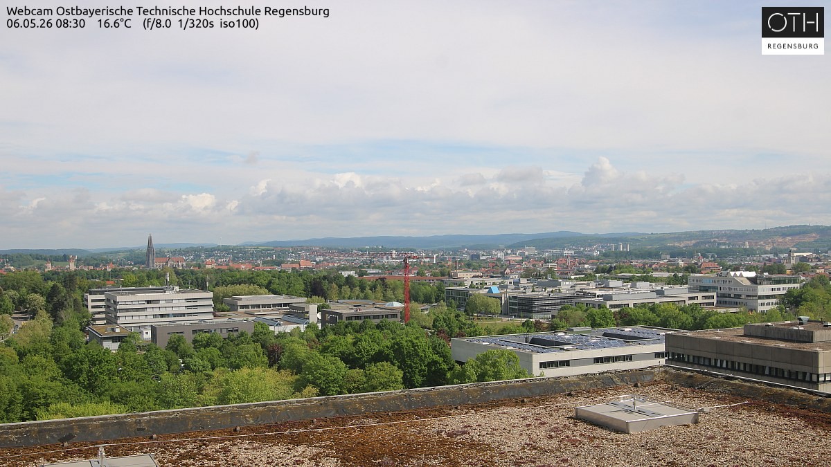 Archiv Foto Webcam Regensburg: Technische Hochschule