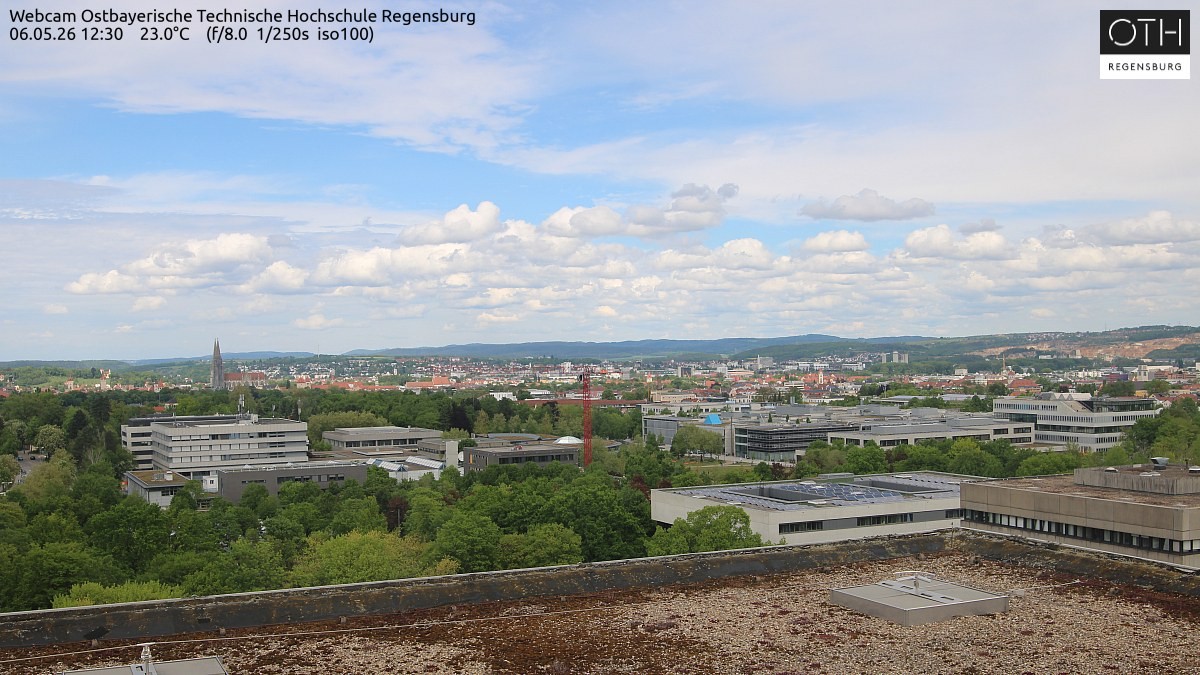 Archiv Foto Webcam Regensburg: Technische Hochschule
