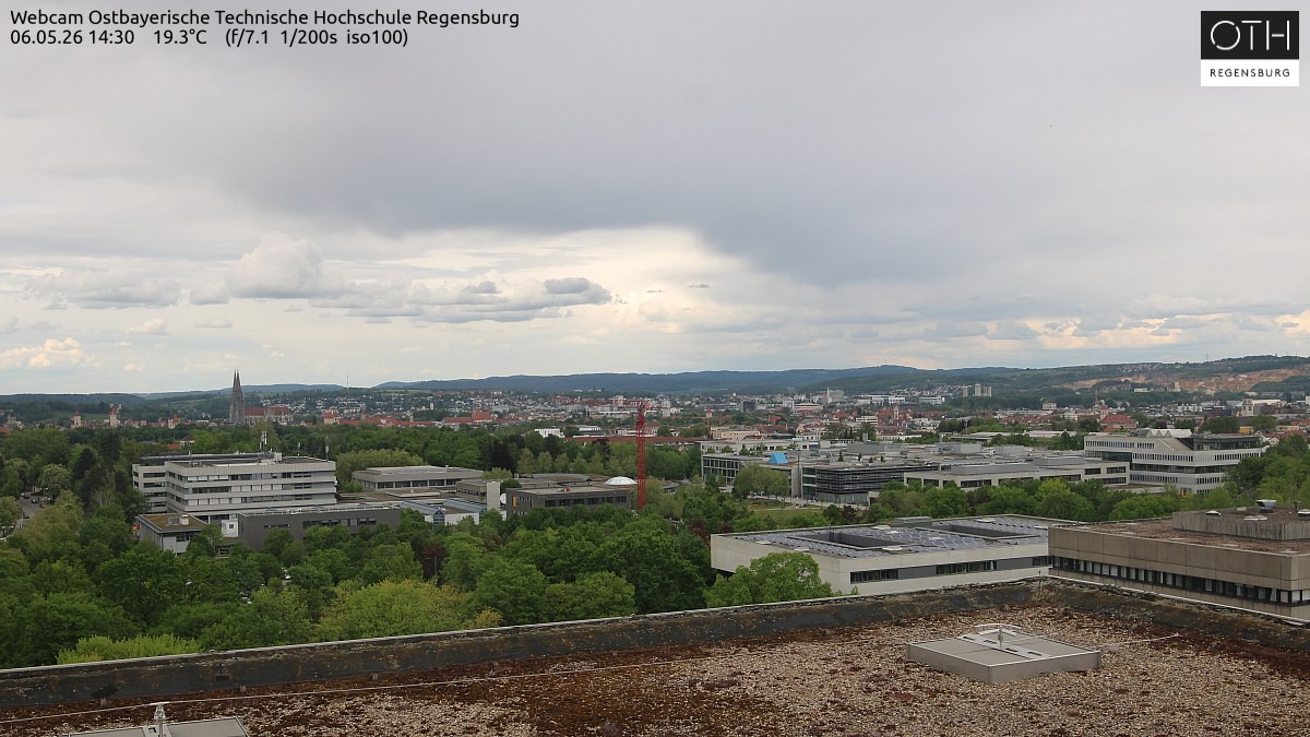 Archiv Foto Webcam Regensburg: Technische Hochschule