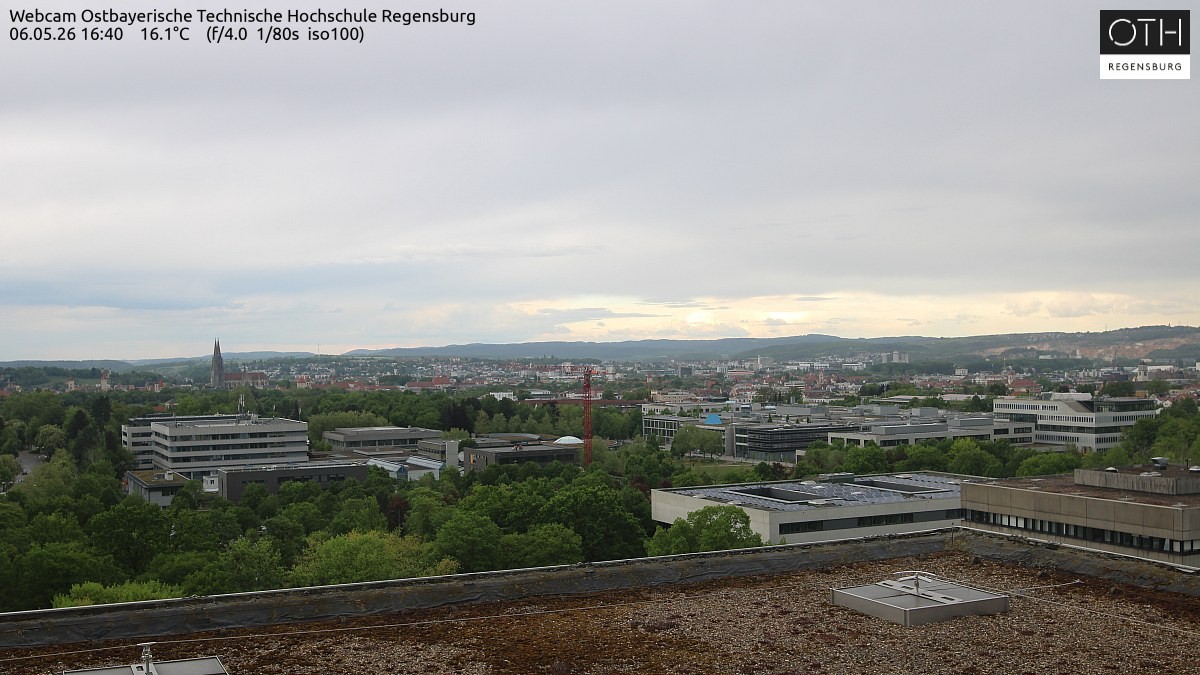 Archiv Foto Webcam Regensburg: Technische Hochschule