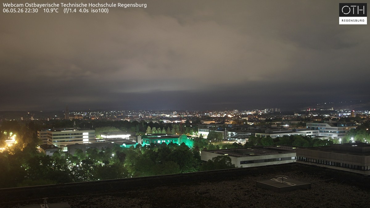 Archiv Foto Webcam Regensburg: Technische Hochschule