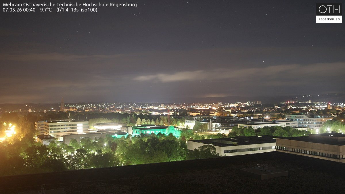 Archiv Foto Webcam Regensburg: Technische Hochschule