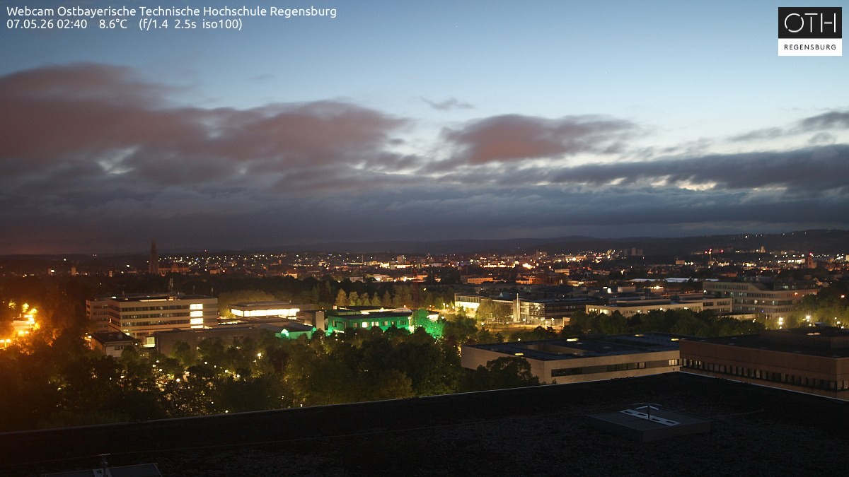 Archiv Foto Webcam Regensburg: Technische Hochschule