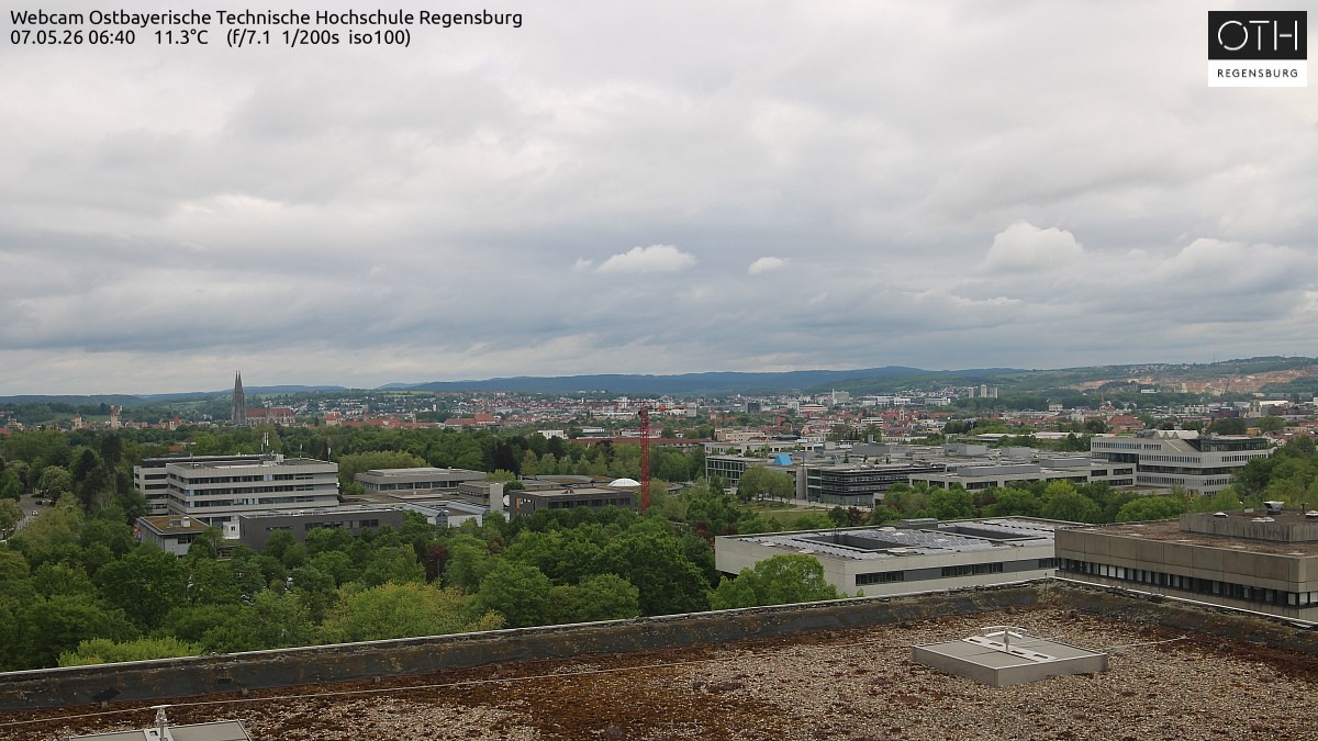 Archiv Foto Webcam Regensburg: Technische Hochschule