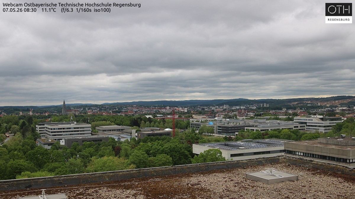Archiv Foto Webcam Regensburg: Technische Hochschule