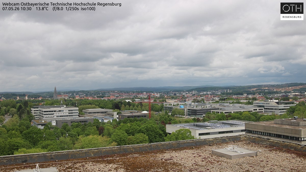 Archiv Foto Webcam Regensburg: Technische Hochschule