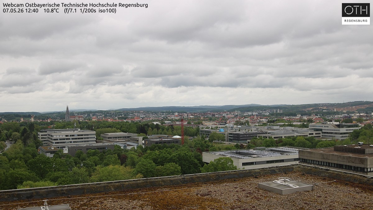 Archiv Foto Webcam Regensburg: Technische Hochschule