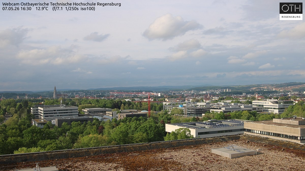 Archiv Foto Webcam Regensburg: Technische Hochschule