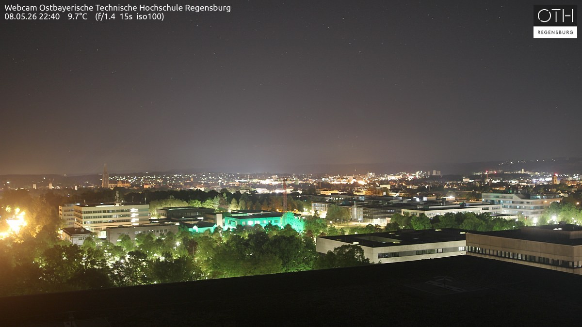 Archiv Foto Webcam Regensburg: Technische Hochschule