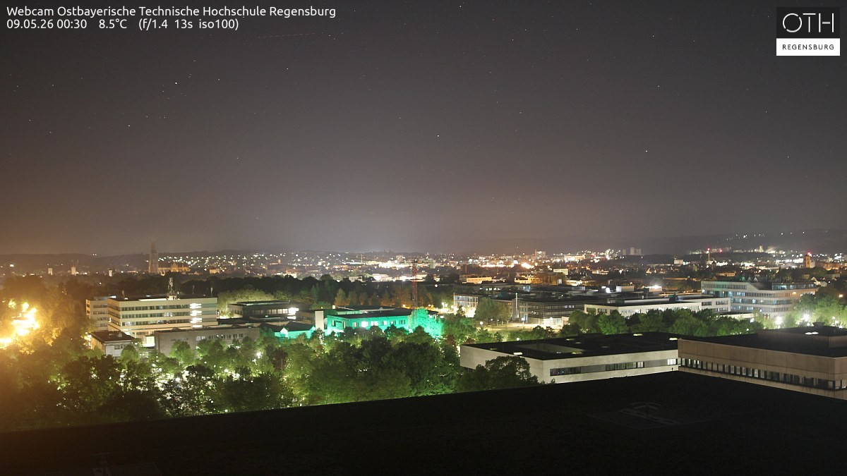 Archiv Foto Webcam Regensburg: Technische Hochschule