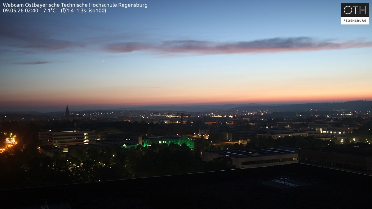 Archiv Foto Webcam Regensburg: Technische Hochschule