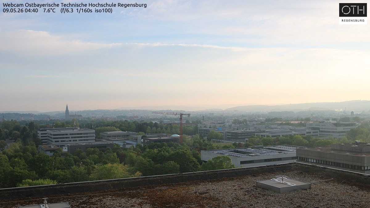 Archiv Foto Webcam Regensburg: Technische Hochschule