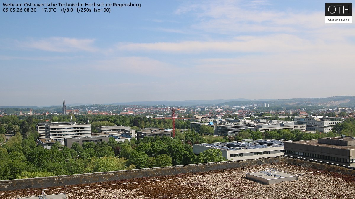 Archiv Foto Webcam Regensburg: Technische Hochschule