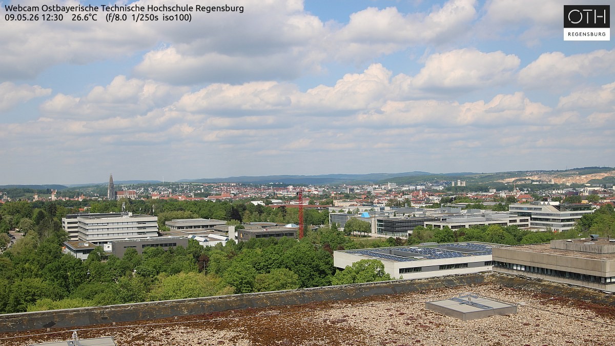Archiv Foto Webcam Regensburg: Technische Hochschule