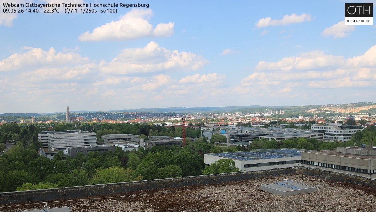 Archiv Foto Webcam Regensburg: Technische Hochschule