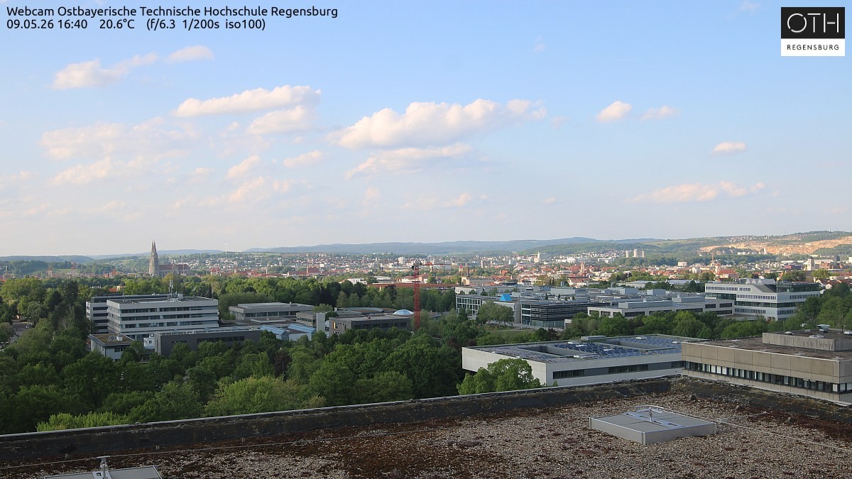 Archiv Foto Webcam Regensburg: Technische Hochschule