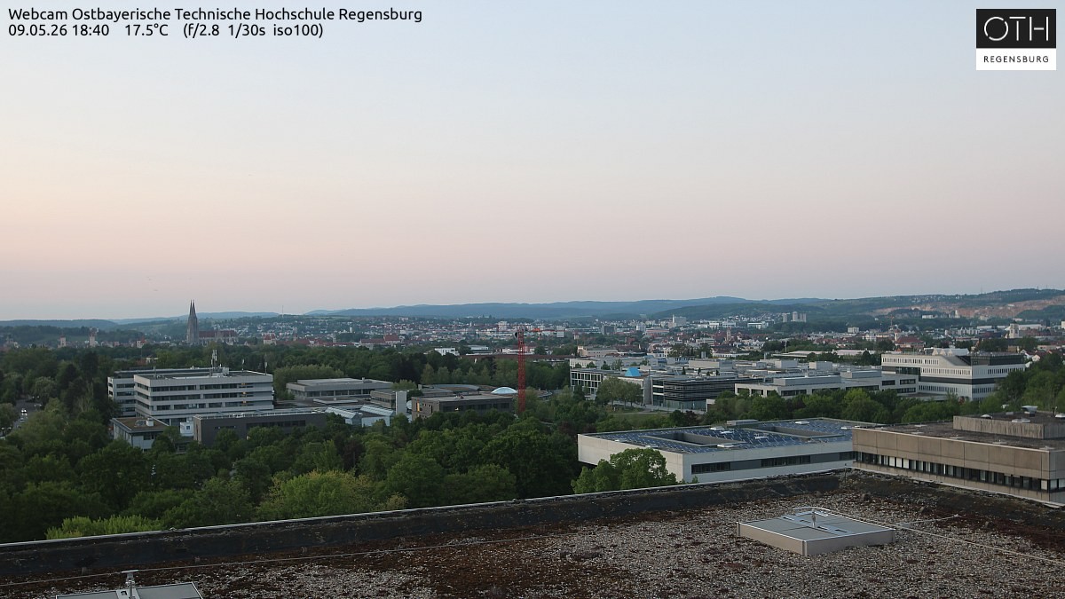 Archiv Foto Webcam Regensburg: Technische Hochschule