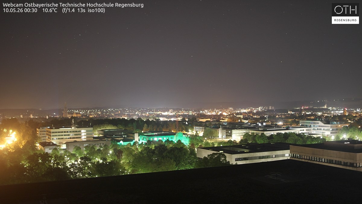 Archiv Foto Webcam Regensburg: Technische Hochschule