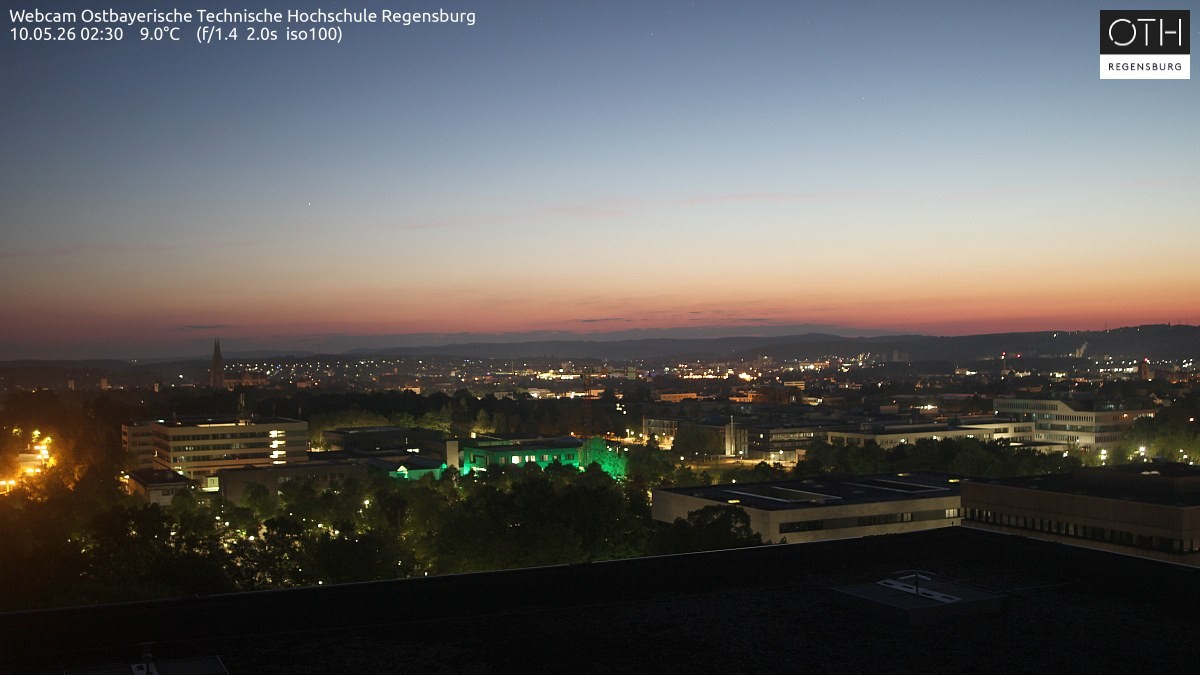 Archiv Foto Webcam Regensburg: Technische Hochschule