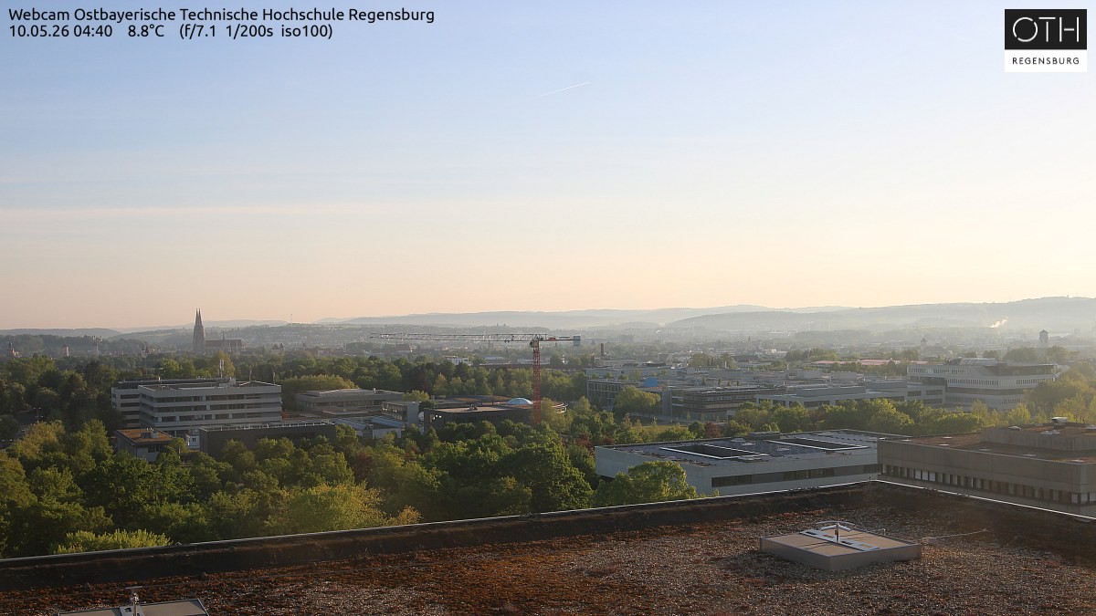 Archiv Foto Webcam Regensburg: Technische Hochschule