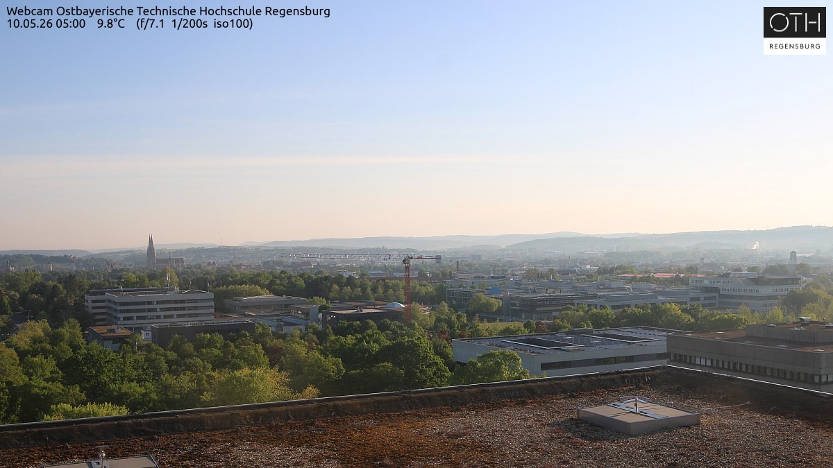 Archiv Foto Webcam Regensburg: Technische Hochschule