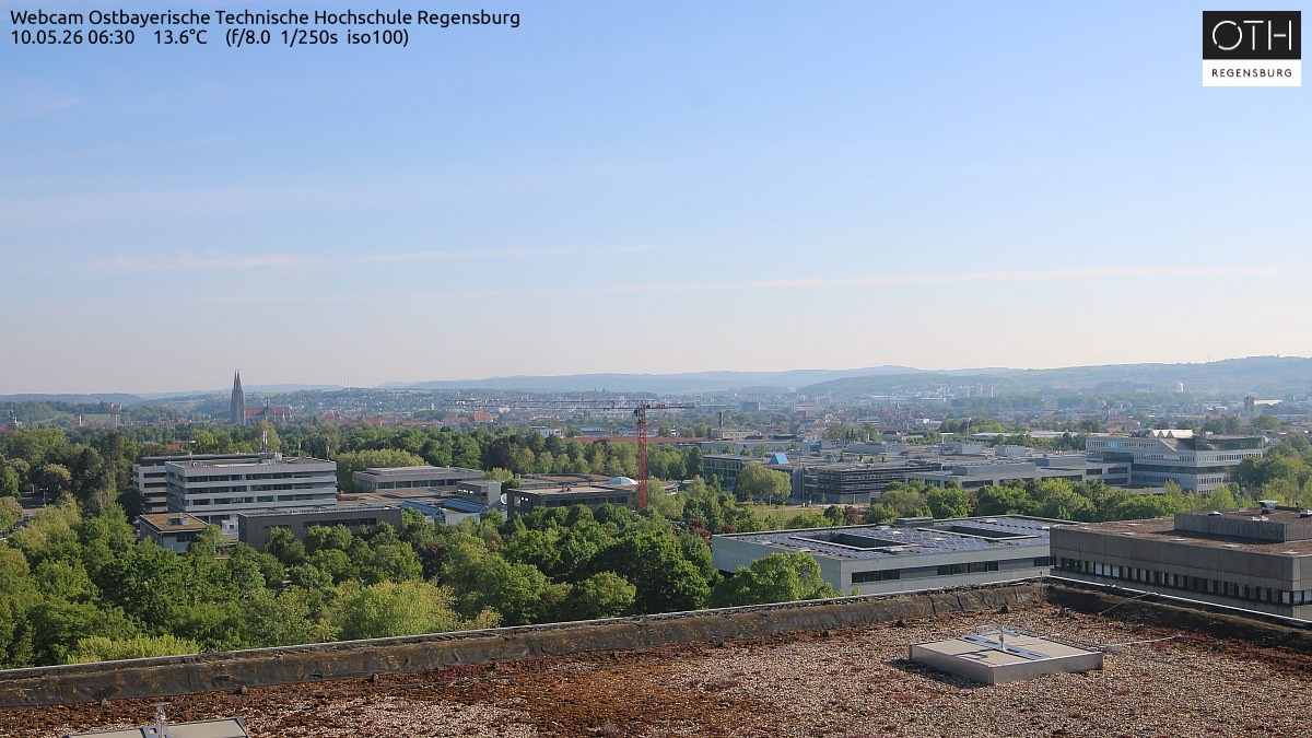 Archiv Foto Webcam Regensburg: Technische Hochschule