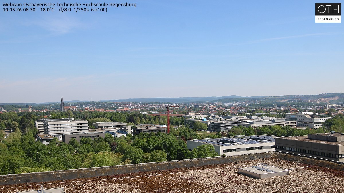 Archiv Foto Webcam Regensburg: Technische Hochschule
