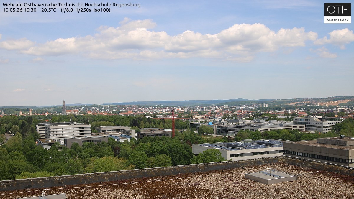 Archiv Foto Webcam Regensburg: Technische Hochschule