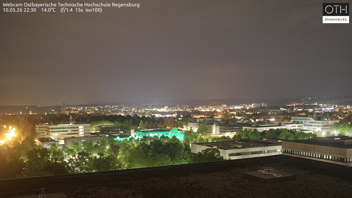 Archiv Foto Webcam Regensburg: Technische Hochschule