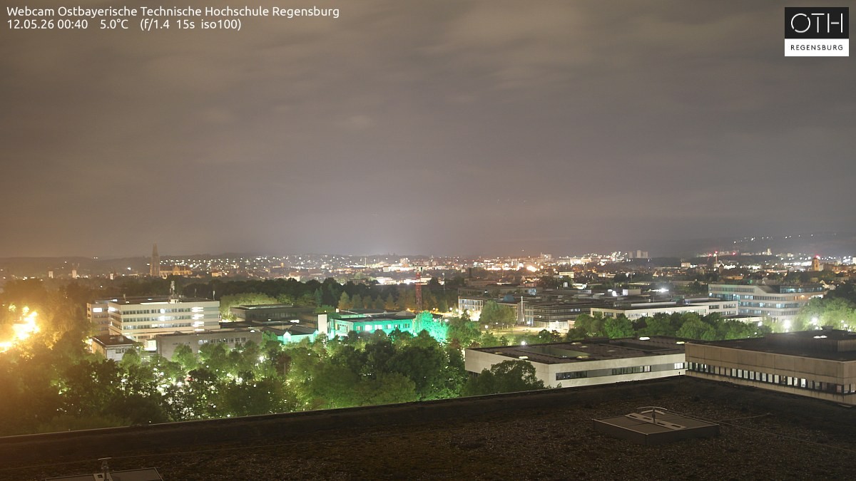 Archiv Foto Webcam Regensburg: Technische Hochschule