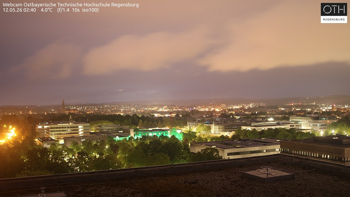 Archiv Foto Webcam Regensburg: Technische Hochschule