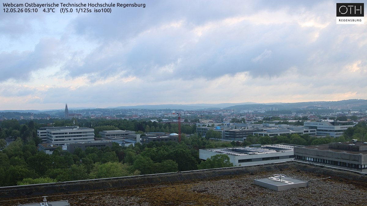 Archiv Foto Webcam Regensburg: Technische Hochschule