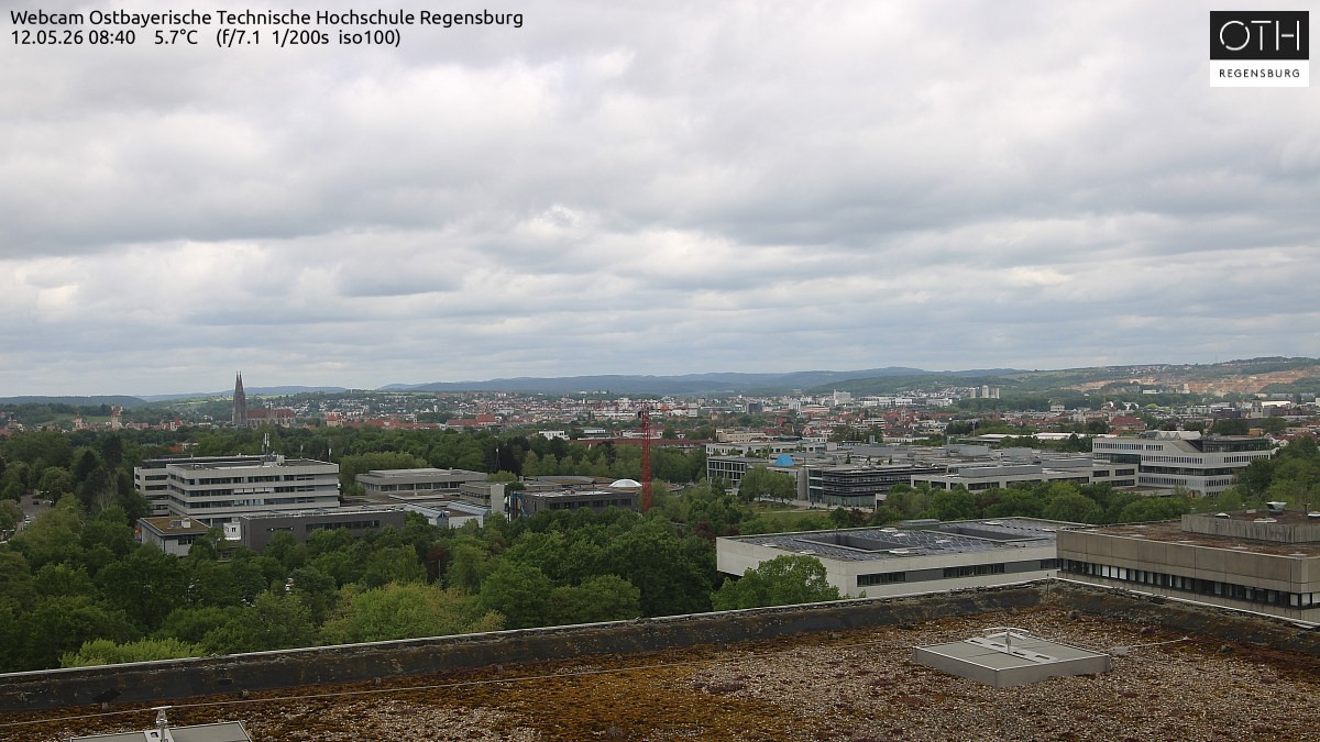 Archiv Foto Webcam Regensburg: Technische Hochschule