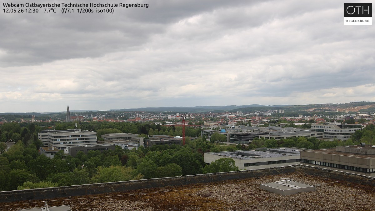 Archiv Foto Webcam Regensburg: Technische Hochschule