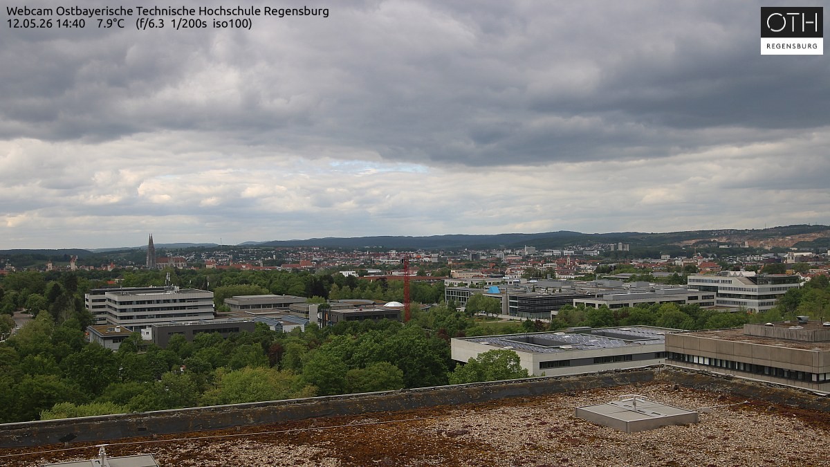 Archiv Foto Webcam Regensburg: Technische Hochschule
