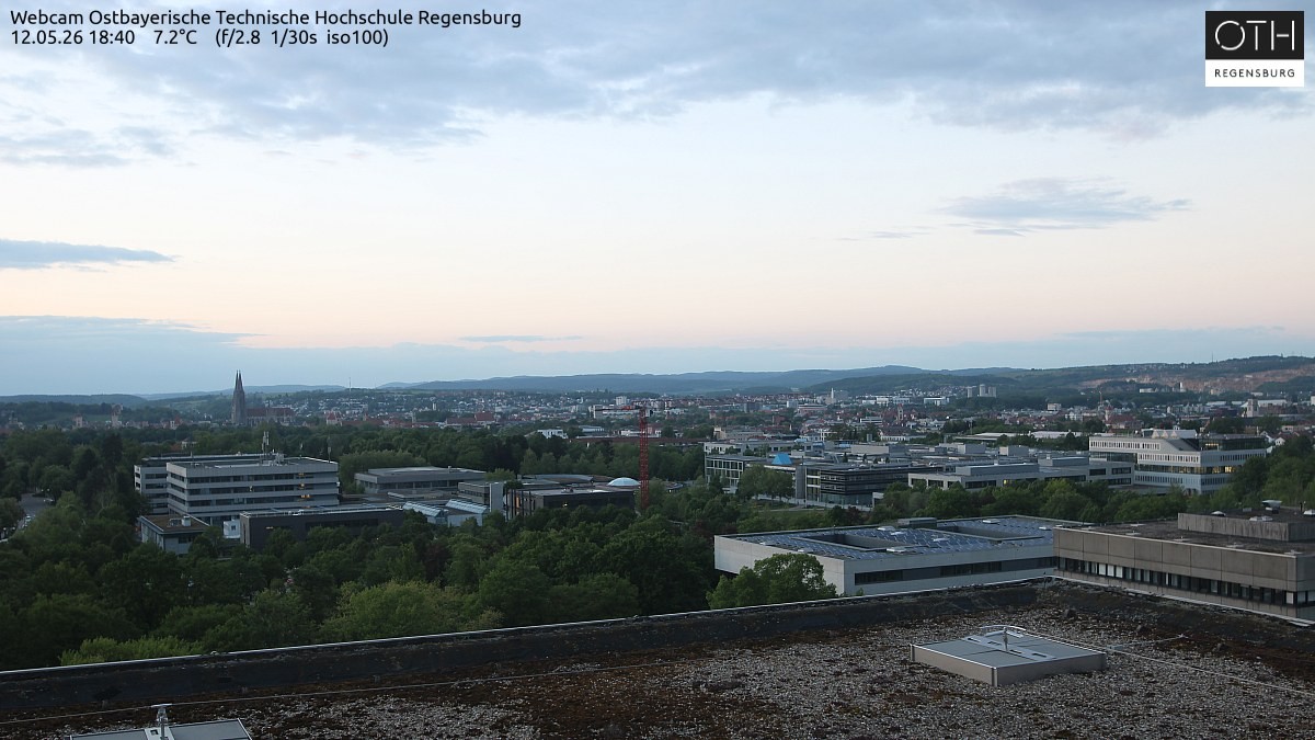 Archiv Foto Webcam Regensburg: Technische Hochschule