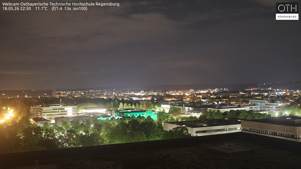 Archiv Foto Webcam Regensburg: Technische Hochschule