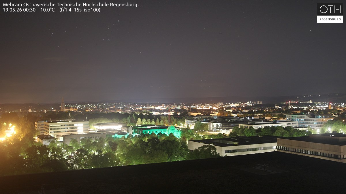 Archiv Foto Webcam Regensburg: Technische Hochschule