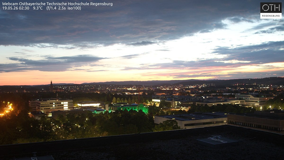 Archiv Foto Webcam Regensburg: Technische Hochschule