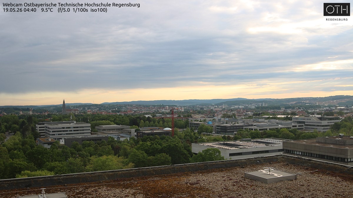 Archiv Foto Webcam Regensburg: Technische Hochschule
